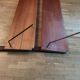 Teak wall shelf