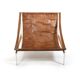 Grand Leather Lounge Chair 'Bequem' by Stig Poulsson c.1970
