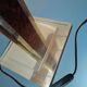 Vintage / art deco / 1950s brass table lamp.