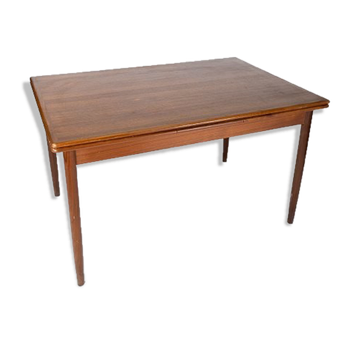 Table à manger extensible en teck, design danois des années 1960