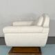 Mid-century White Art Deco sofa and armchair. Italy 1930s