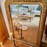 Gilded Louis Philippe mirror