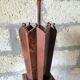 Porte parapluie en bois ancien