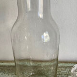 Flacon ou bocal en verre transparent