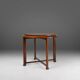 Luxurious Art Deco coffee table in root wood veneer, France, 1930s