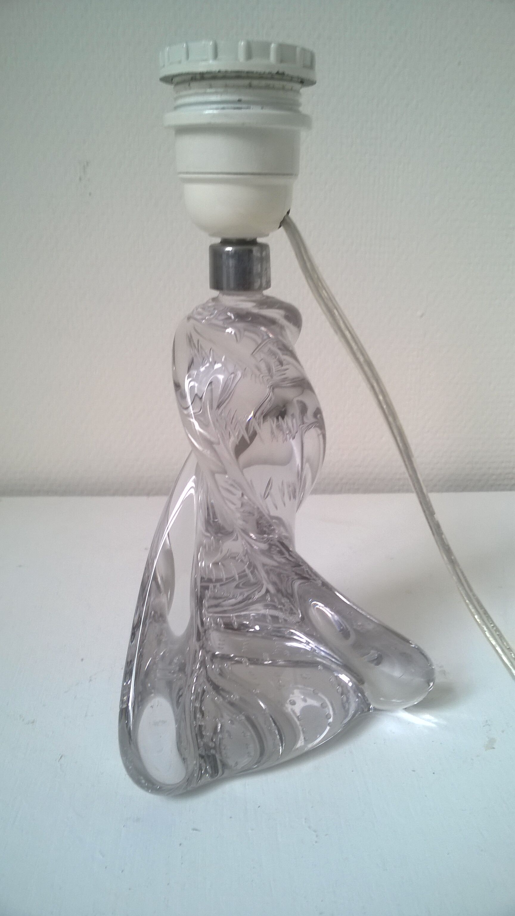 Murano ball glass lamp