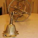 Set of suspension old brass lantern 4 fires
