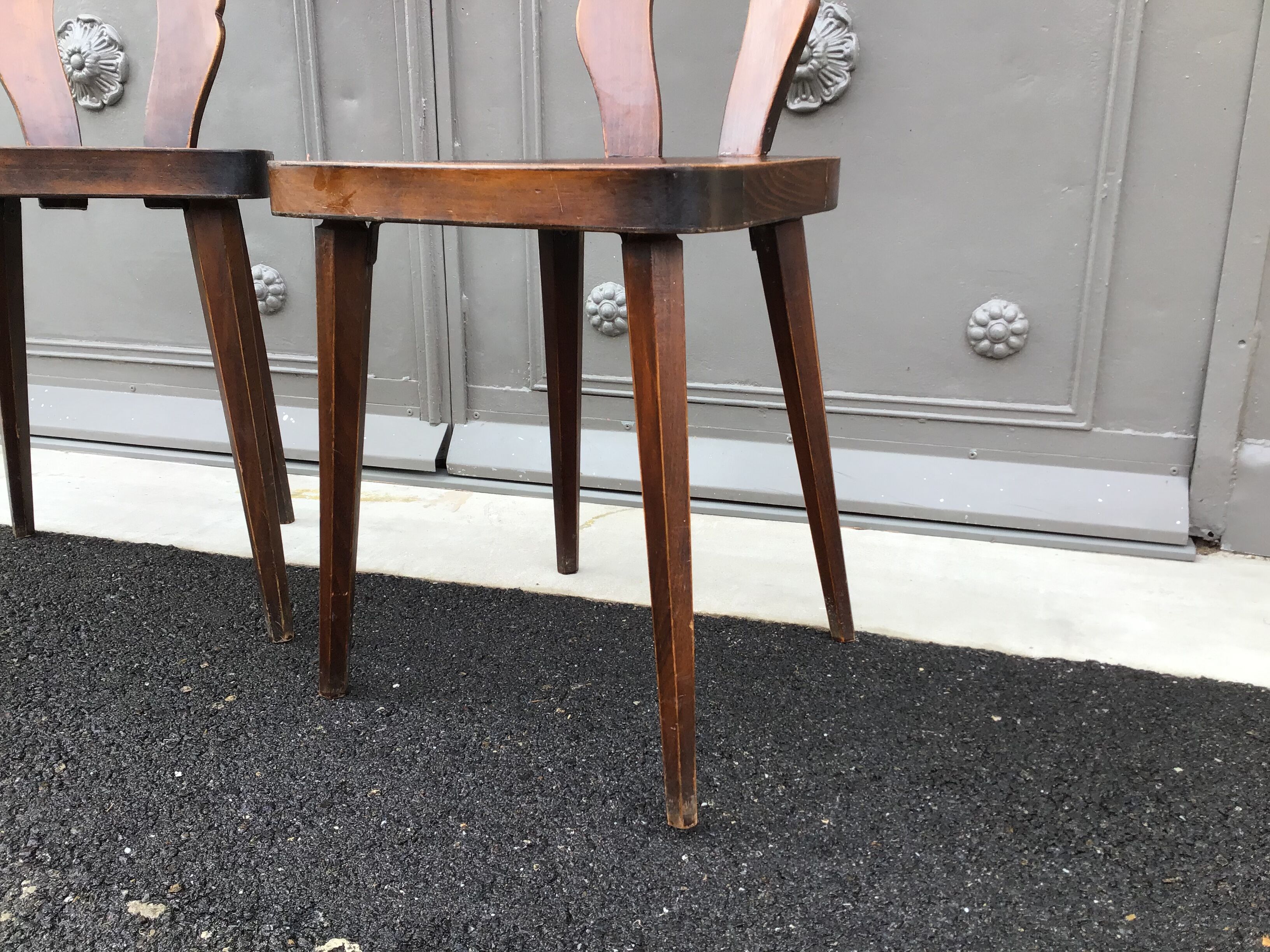 Pair of bistro chairs 1960