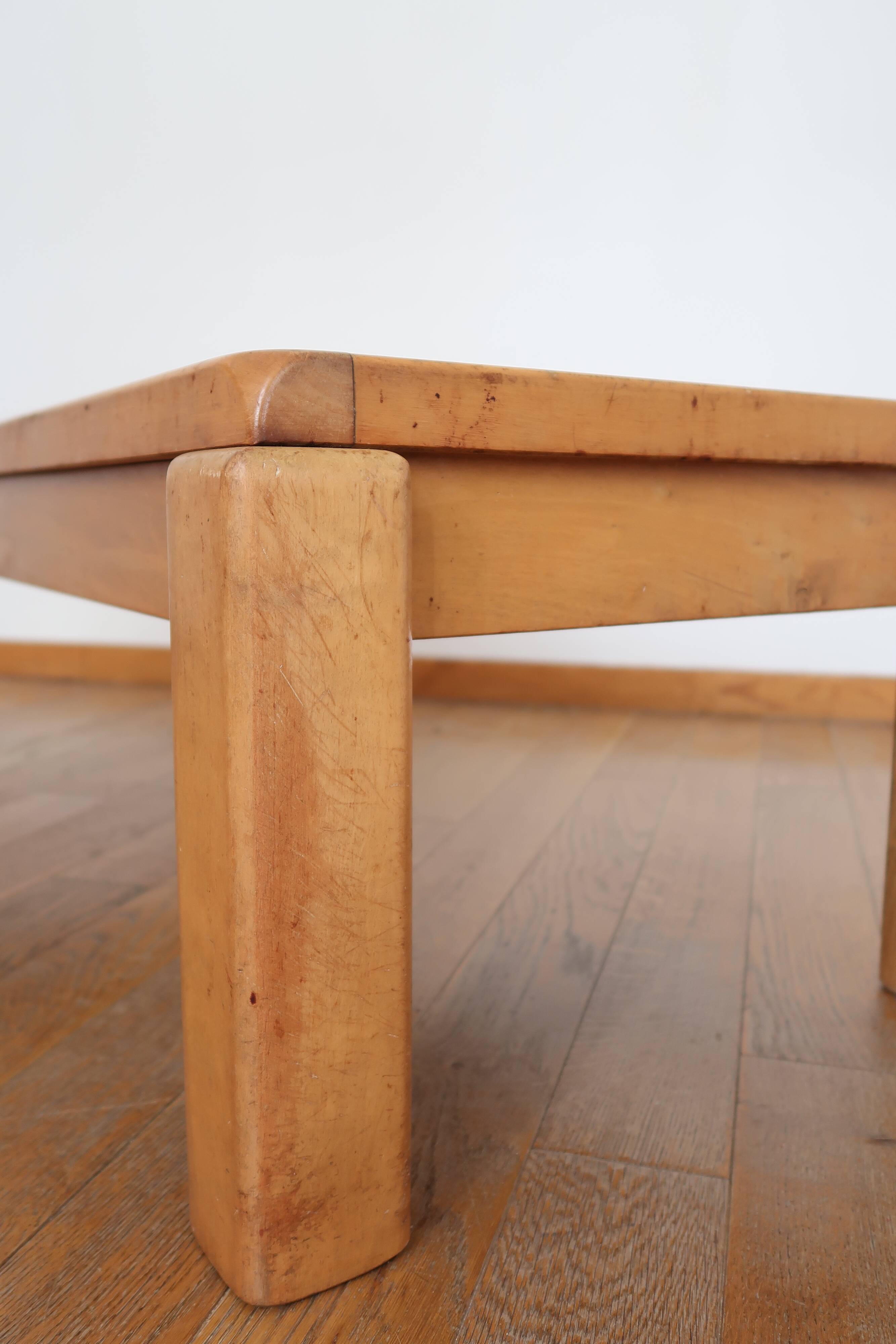 Brutalist coffee table ceramic top