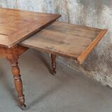 Table de ferme en merisier