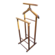 Double valet wood coat rack