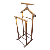 Double valet wood coat rack