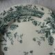 3 plates saline iron earth faience