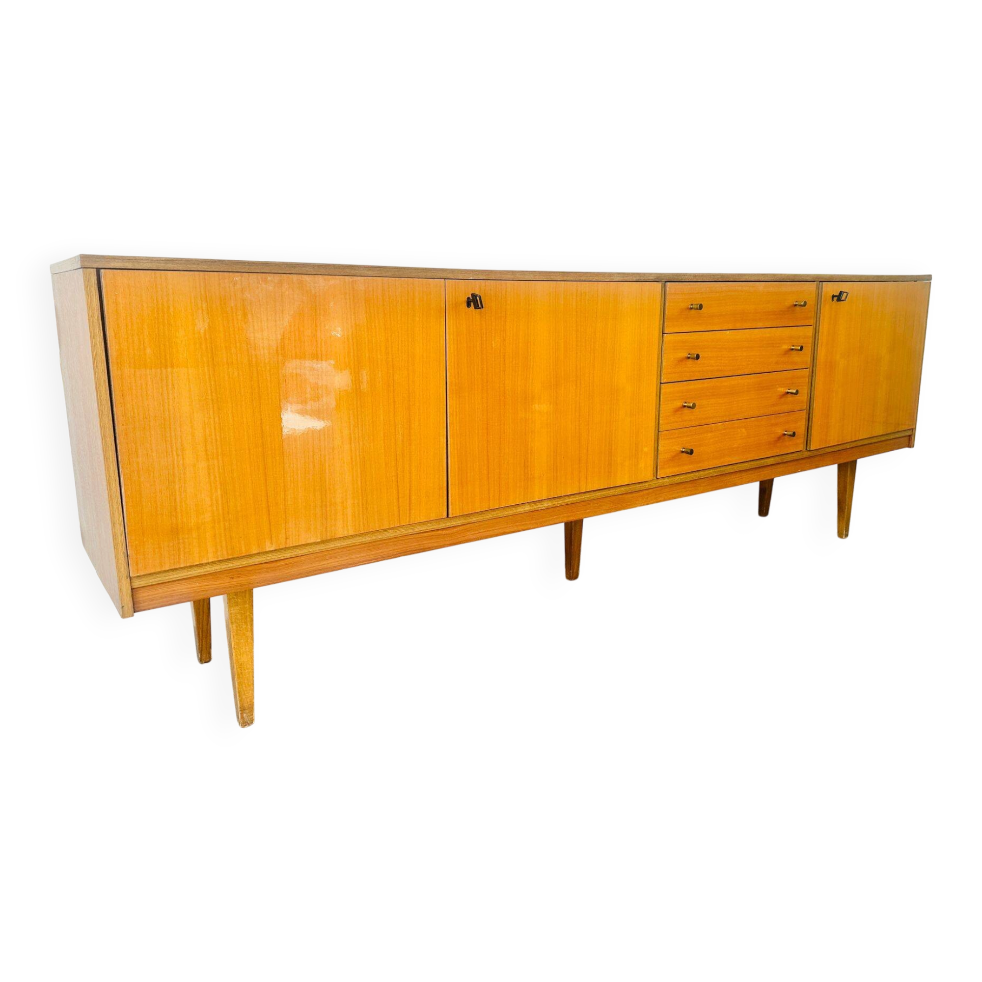 Large Mid-Century Sideboard 'Soziales Wohnen' 1960