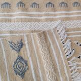 Multicolored handmade kilim carpet
