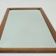 rectangular WALL MIRROR aksel kjersgaard denmark solid teak frame 1970s