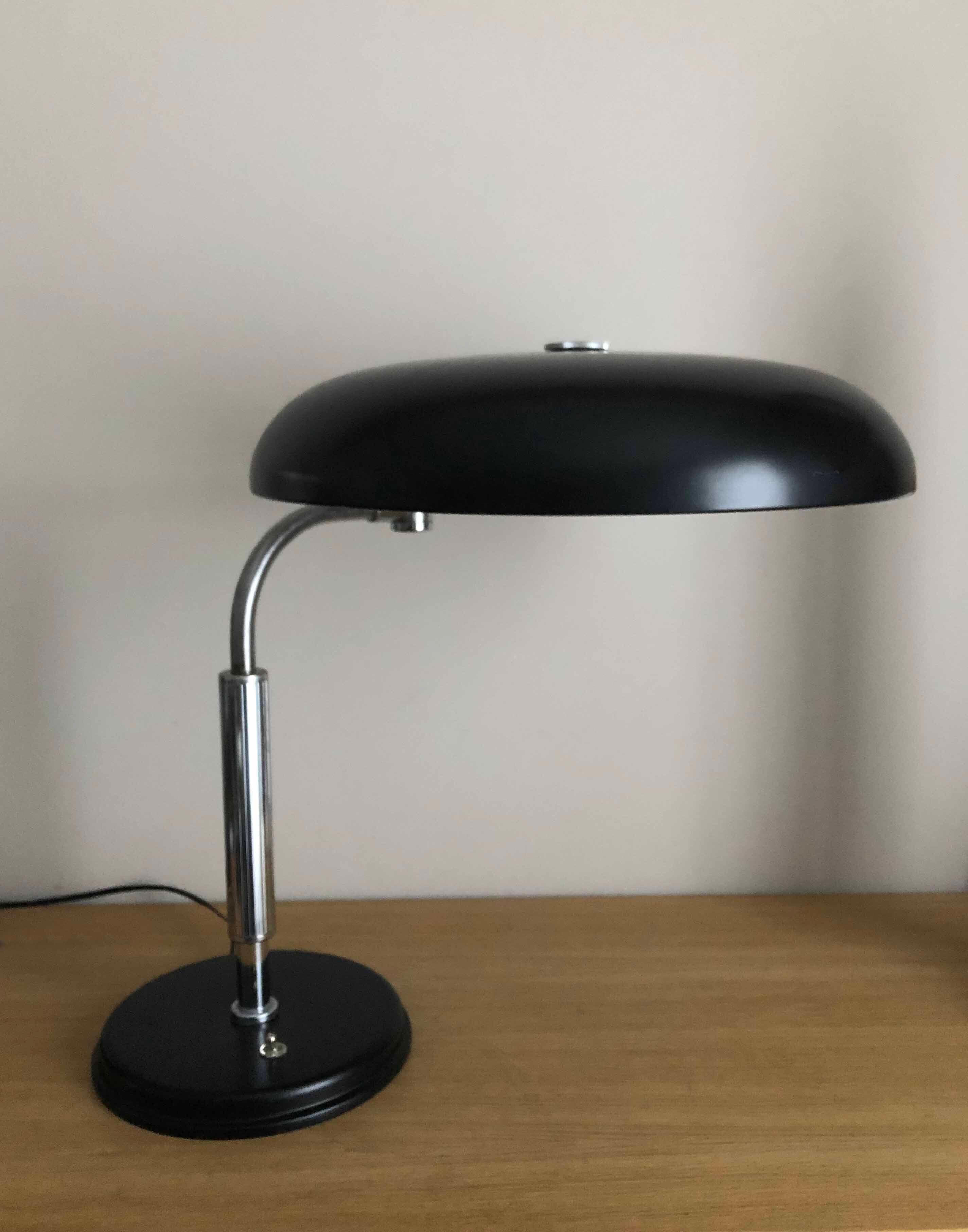Jumo desk lamp from the 50s - 60s, special model DR 75