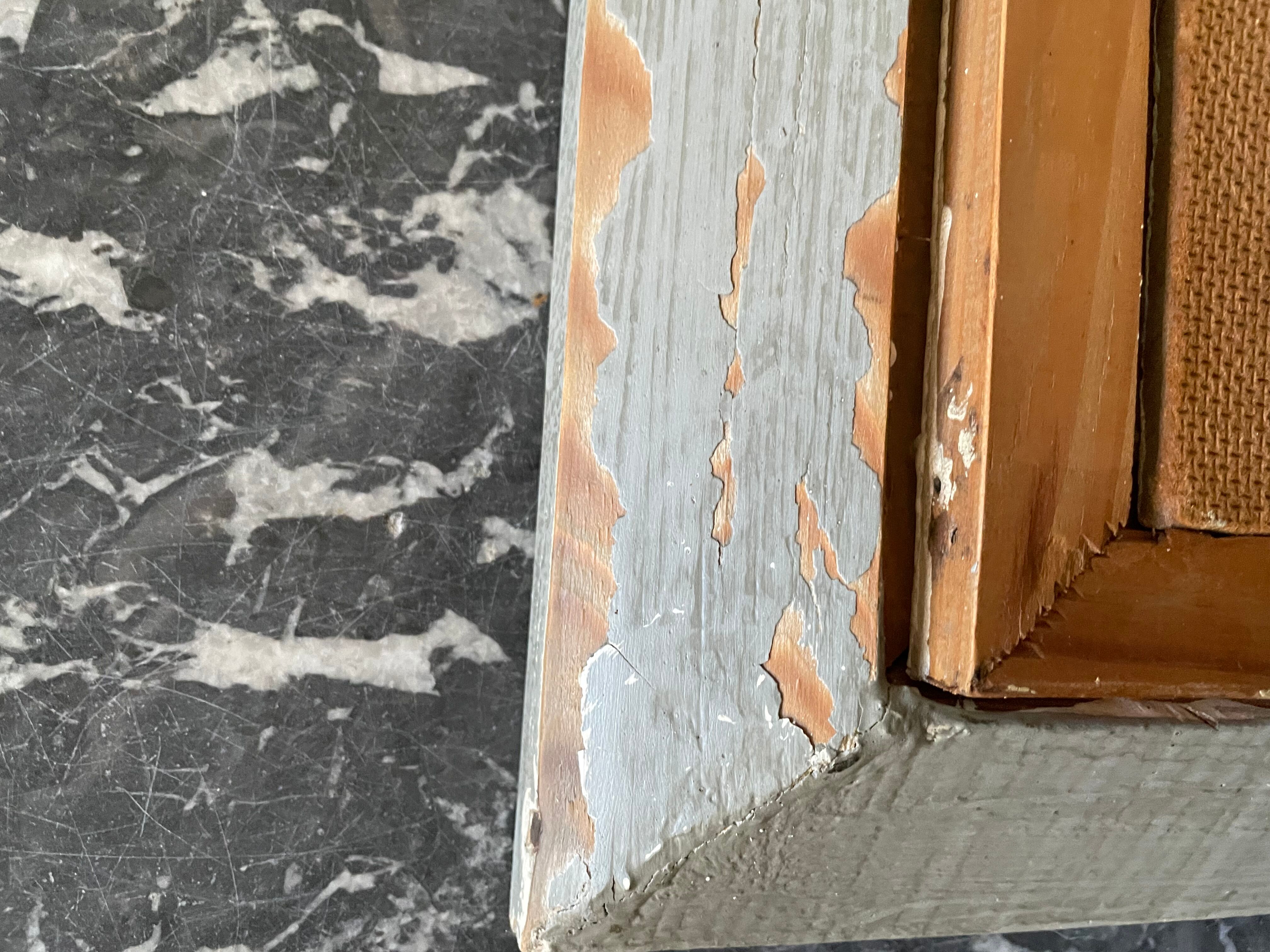 Old seaside painting