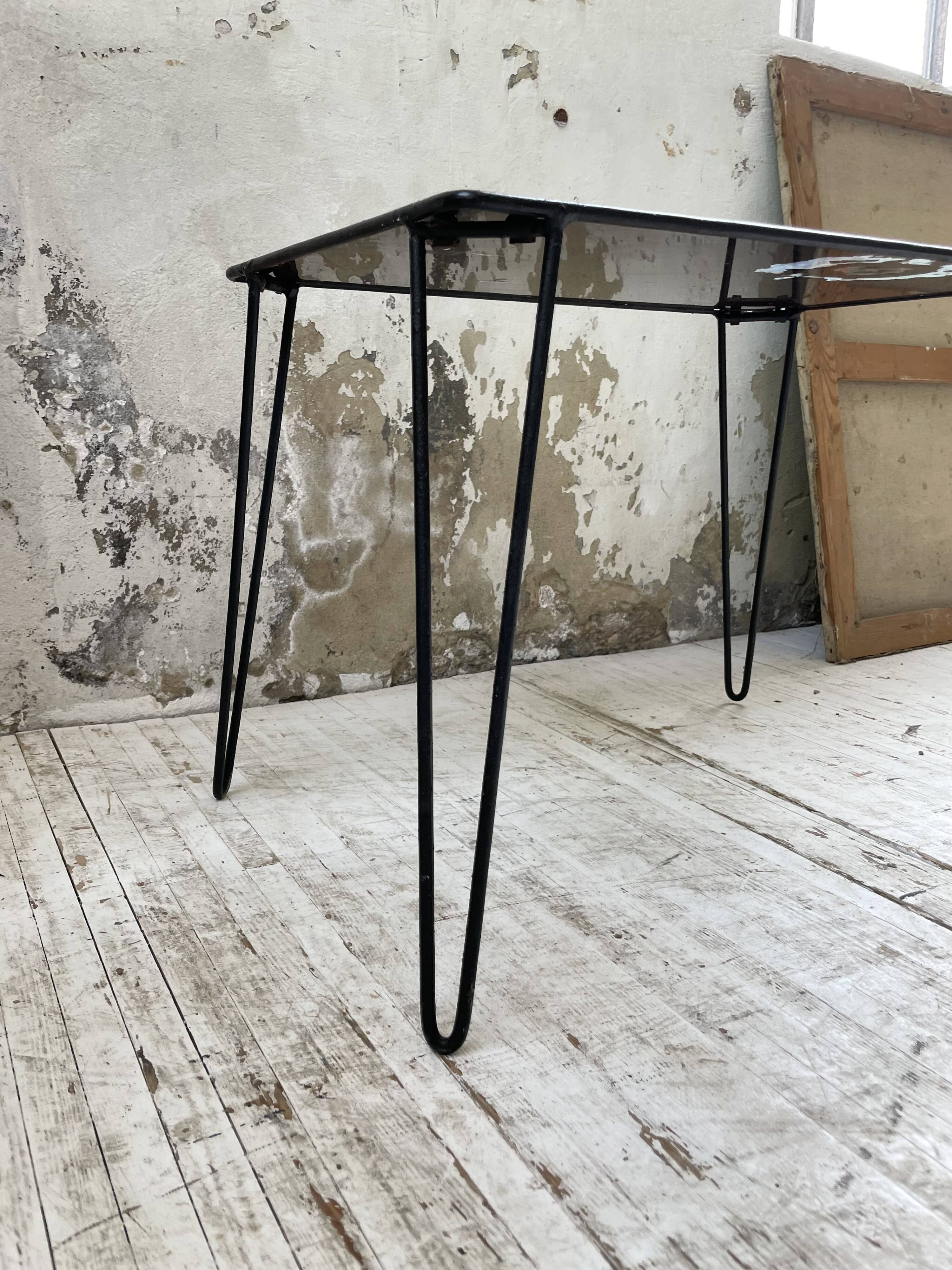 Mirrored coffee table from the 60s