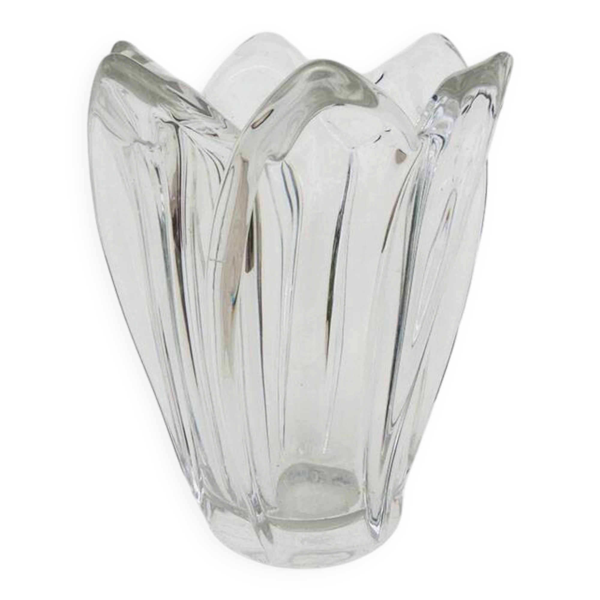 Old 'tulip' vase from the Vannes glassworks