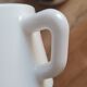 Set of seven arcopal coffee cups