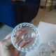 Verres à digestif en cristal taillé