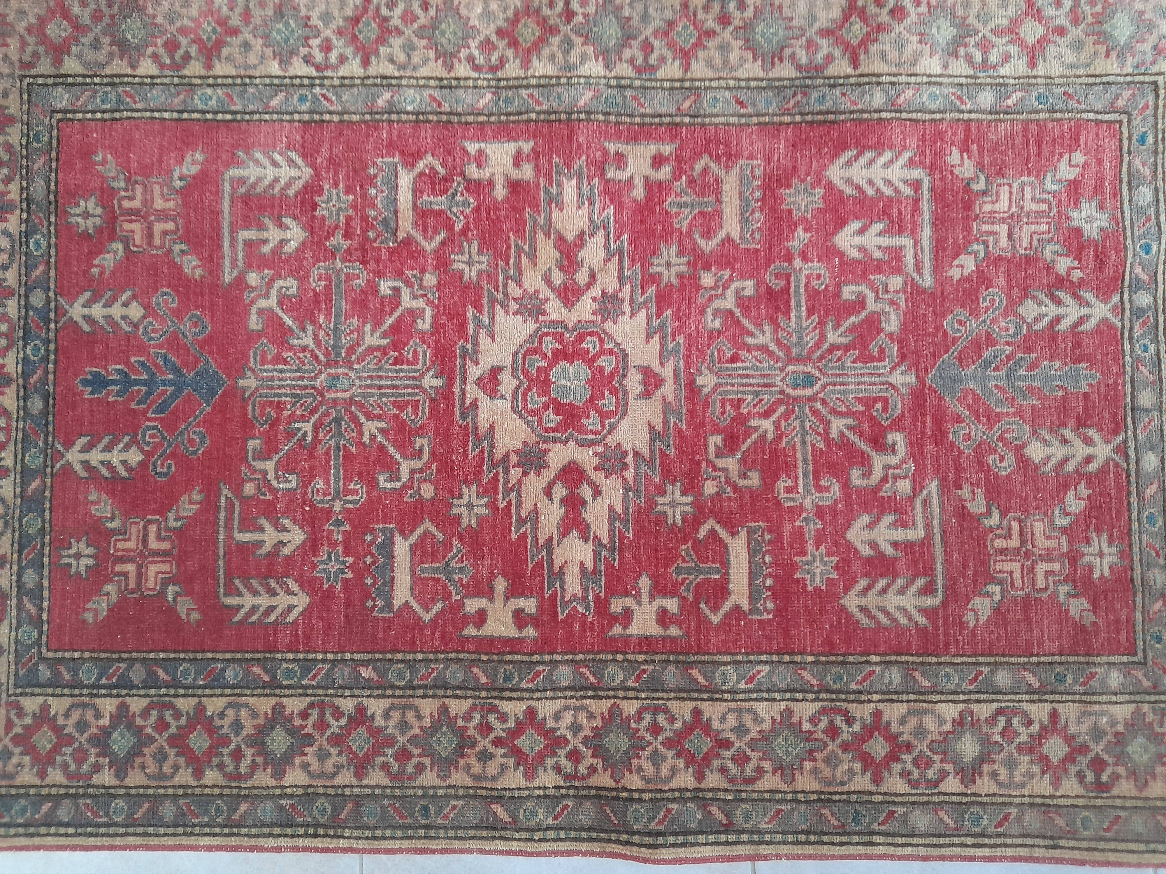 Handmade oriental carpet 110x168 cm