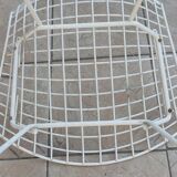 Chairs and footrest by Harry Bertoia
