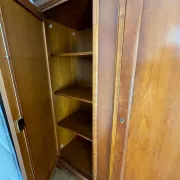 Wooden wardrobe – 2 moulded doors