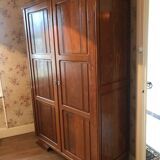 Wardrobe - Solid oak penderie Art Deco era