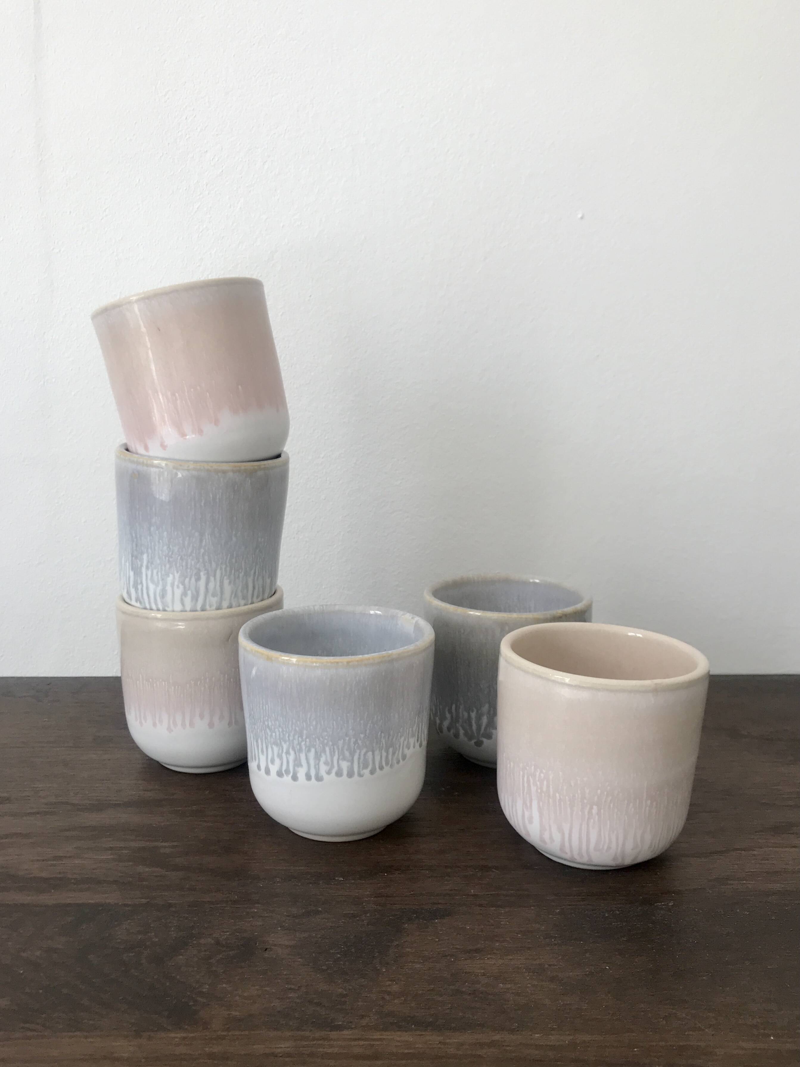 6 artisanal cups
