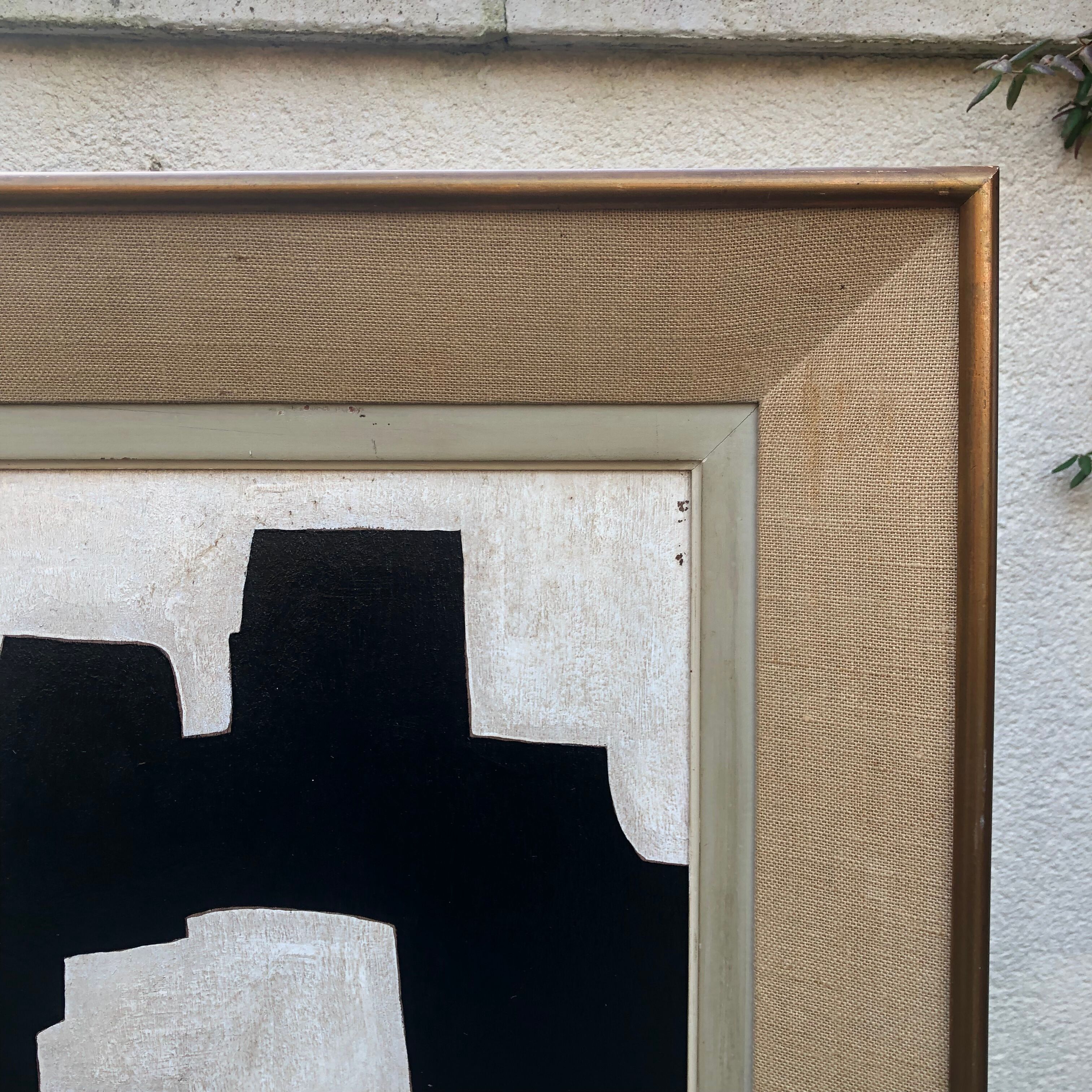 Abstract panel painting