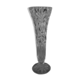 Soliflore en verre ciselé