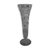 Soliflore en verre ciselé