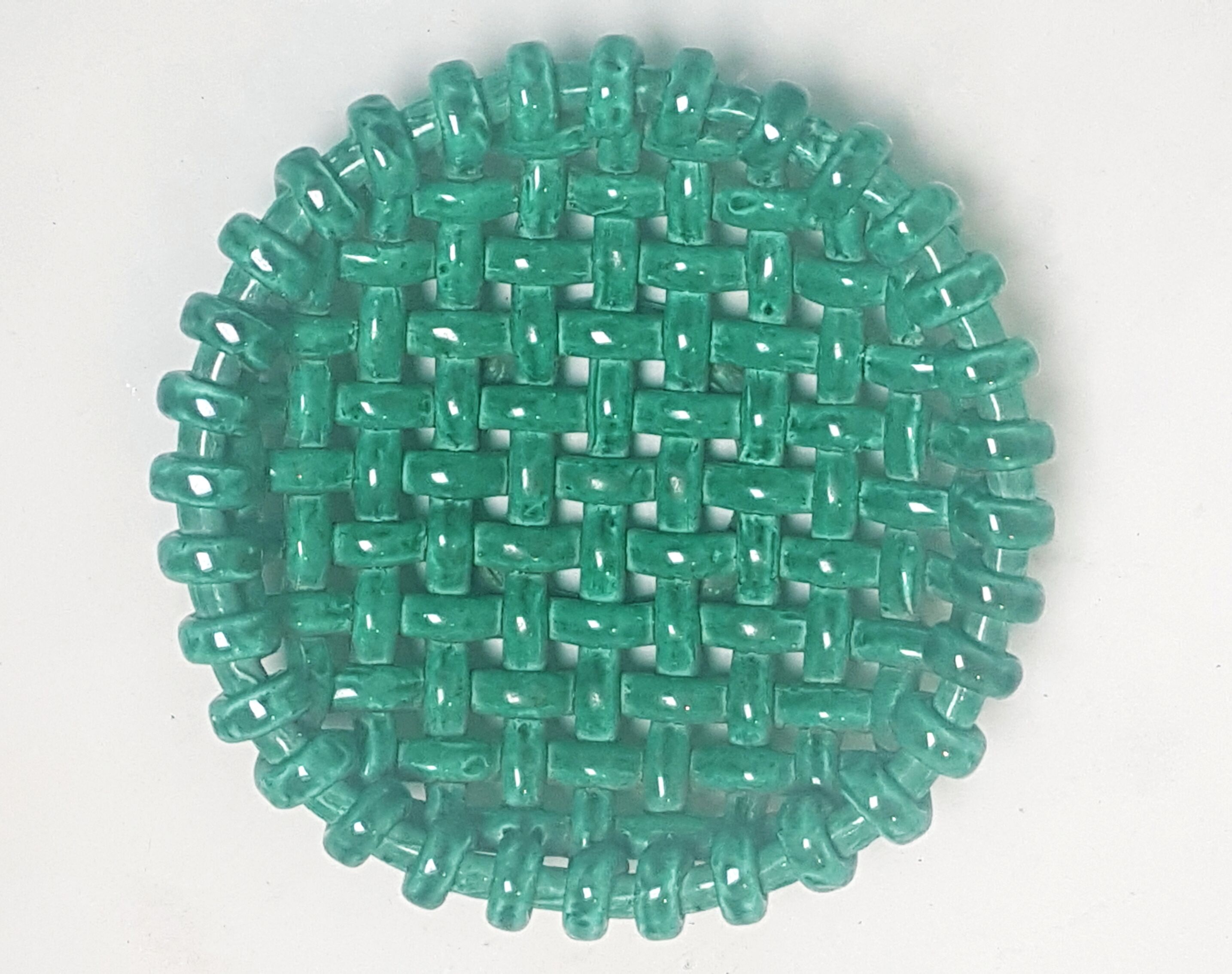 Ceramic braided cut of Vallauris-Jérôme Massier 1850 1916
