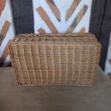 Braided wicker box
