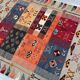 Unique and medium berber kilim, red rug, moroccan kilim, decoration rug