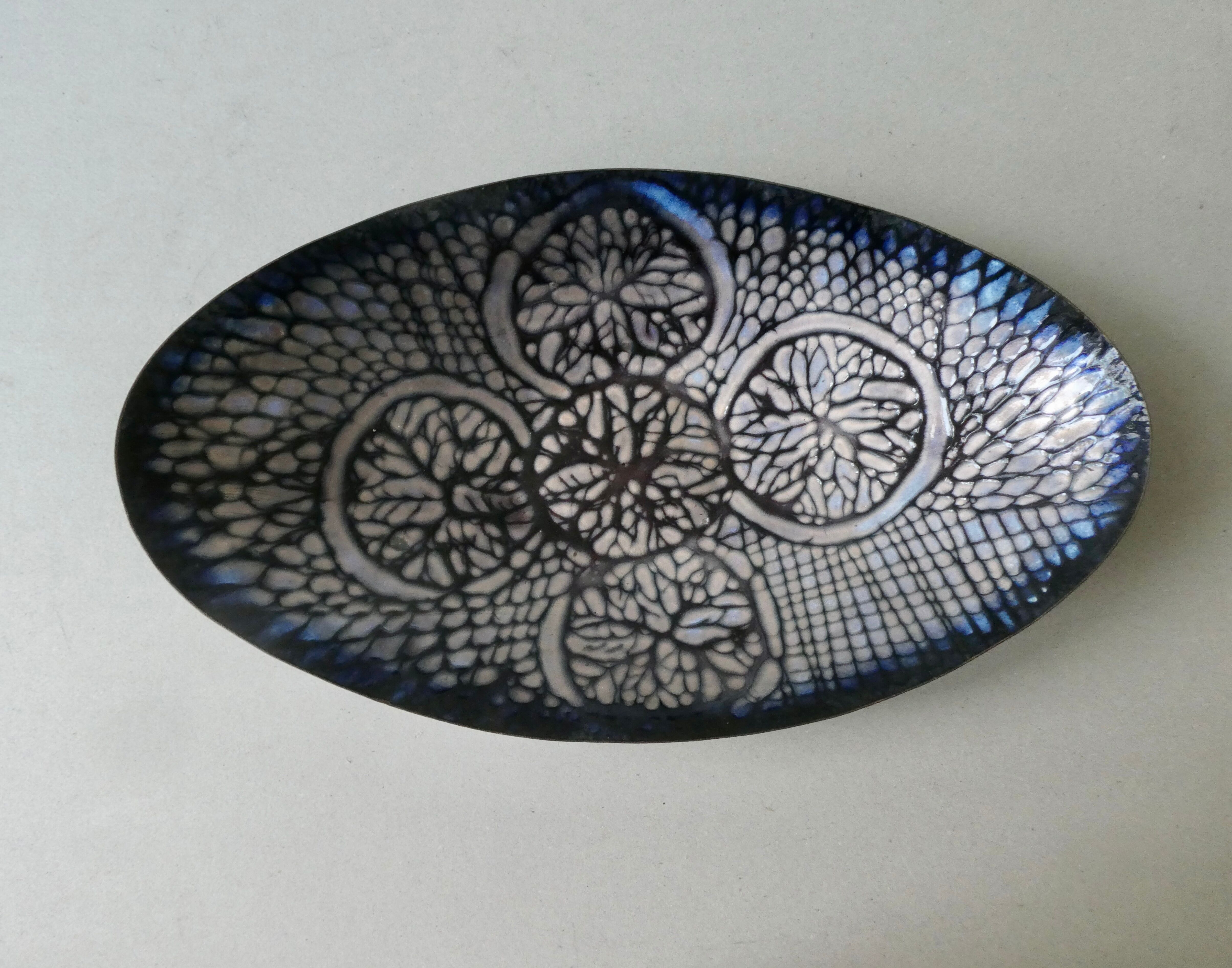 Enamelled copper cup Laurana Rame d'Arte, 60s