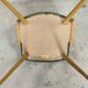 Chaise vintage vinyle vert