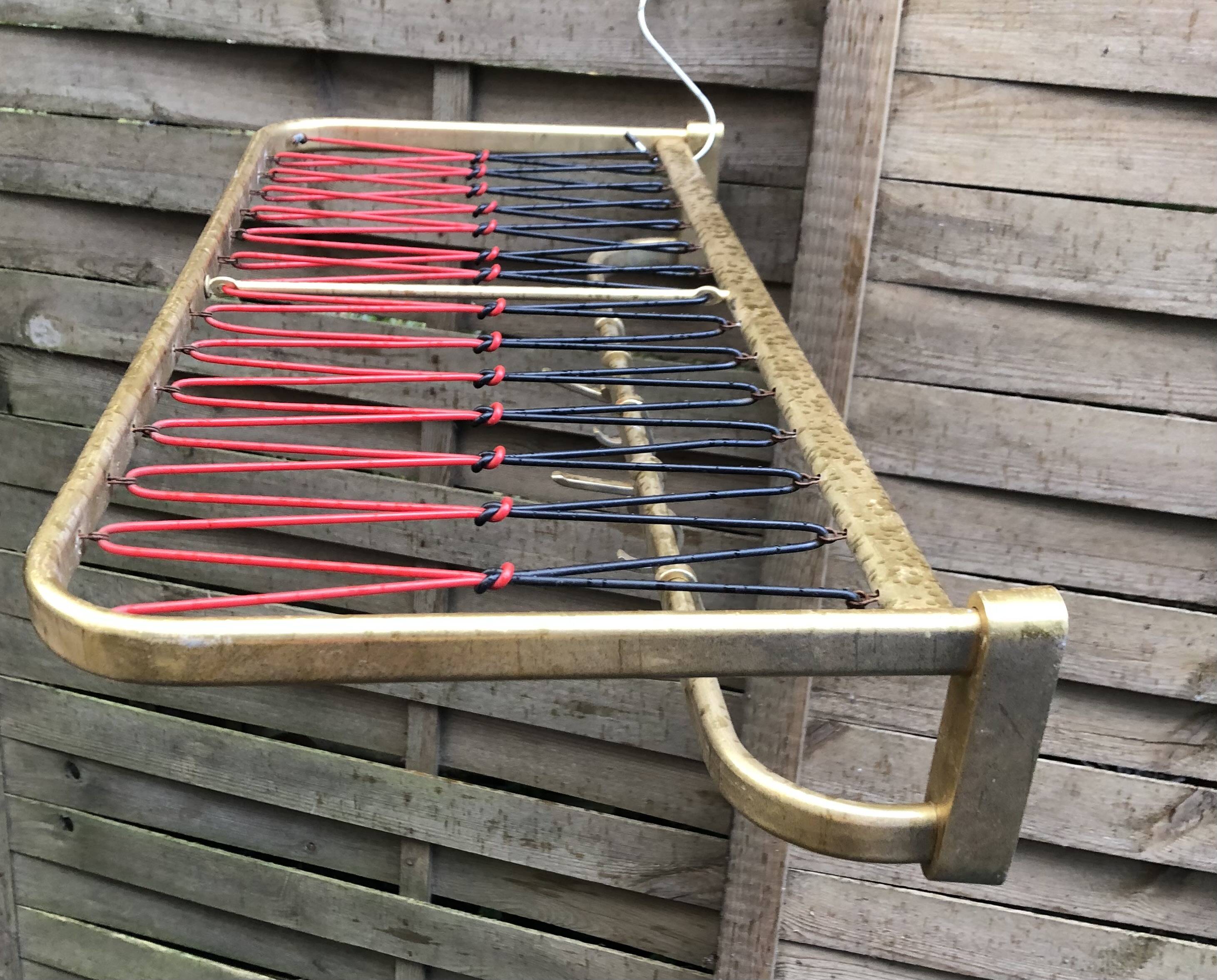 Wall coat rack sncf scoubidou 60s vintage