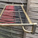 Wall coat rack sncf scoubidou 60s vintage