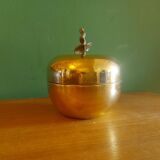 Apple-shaped brass tidy
