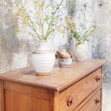 Antique chest of drawers in solid oak