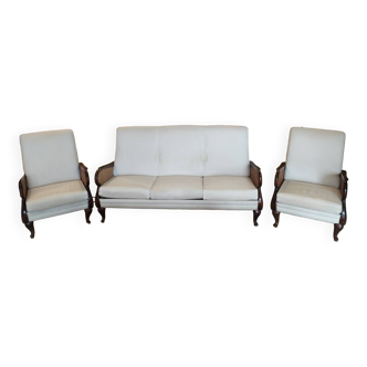 Sofa and 2 armchairs