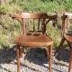 4 fauteuils Baumann en bois courbé
