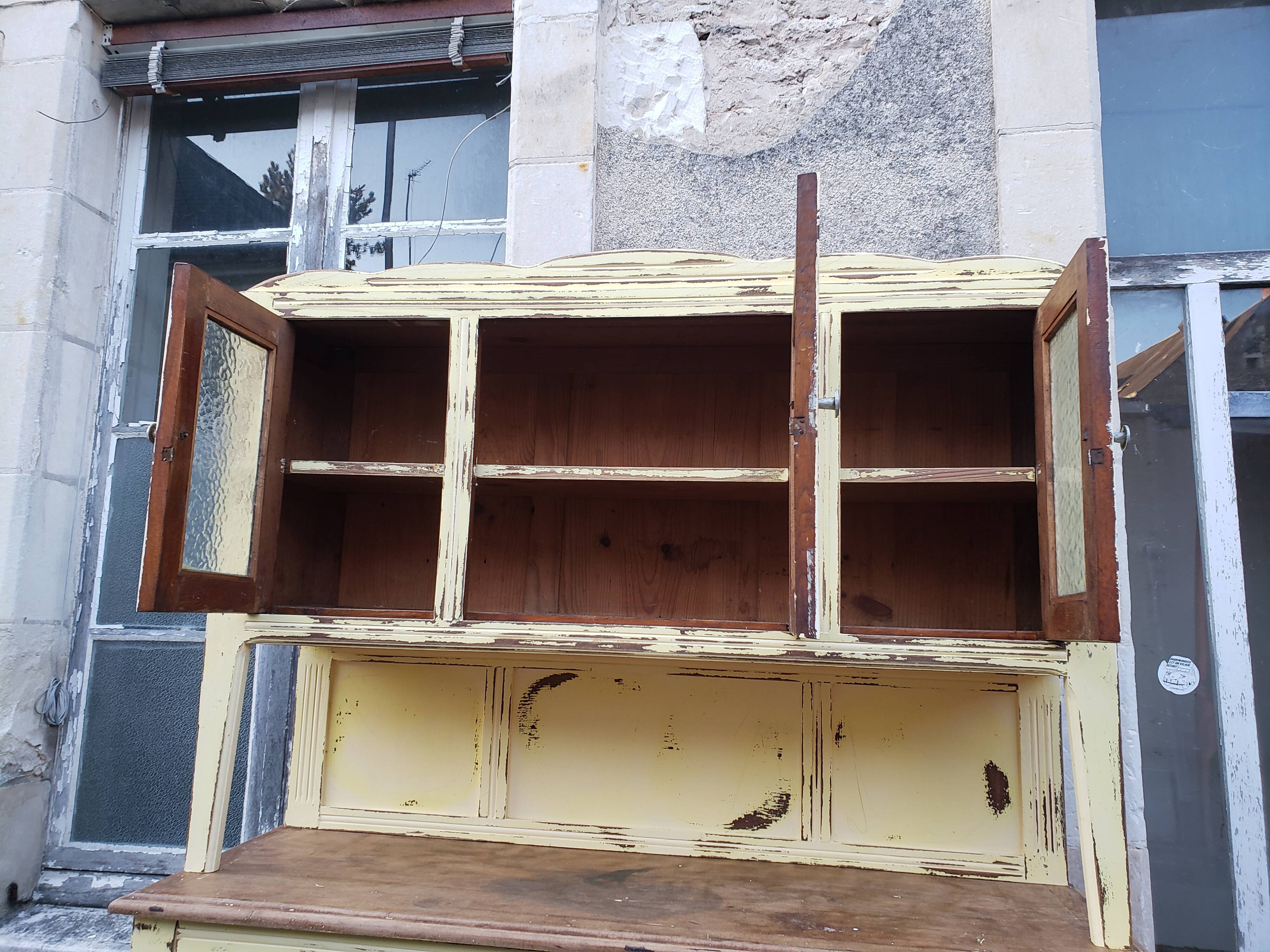 Buffet double soft yellow patina