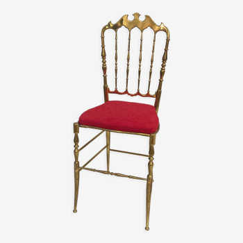 Vintage chiavari brass chair 1940