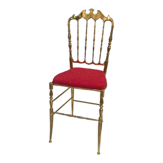 Vintage chiavari brass chair 1940