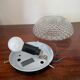 Vintage glass sea urchin ceiling lamp