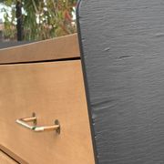 1960 compass foot chest of drawers